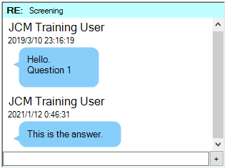 Question and answer section